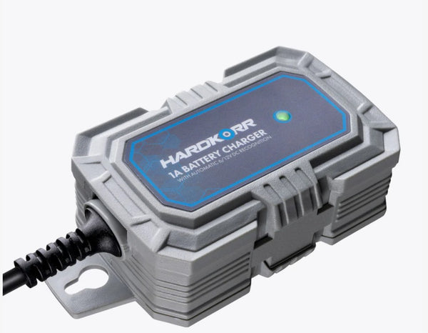 HARDKORR 240V 1A 8-STAGE AUTOMATIC 6V/12V BATTERY CHARGER               (SUITS 6-30AMP BATTERIES)