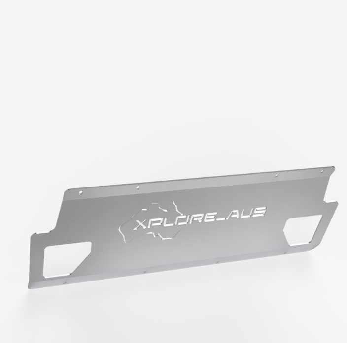 LandCruiser 70 - Radiator Protector (to suit ARB Bullbar) Stainless st ...