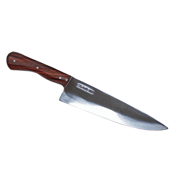 D'Avila Gourmet 8" Knife in Stainless Steel 420, Stabilized Wood Handle - D'Avila Knives