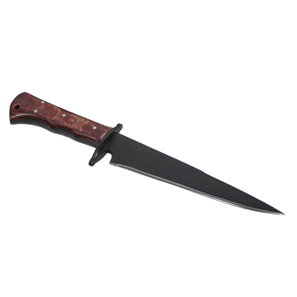 Javalizeira Adventure 8" Knife in Carbon Steel 5160, Stabilized Wood Handle - D'Avila Knives