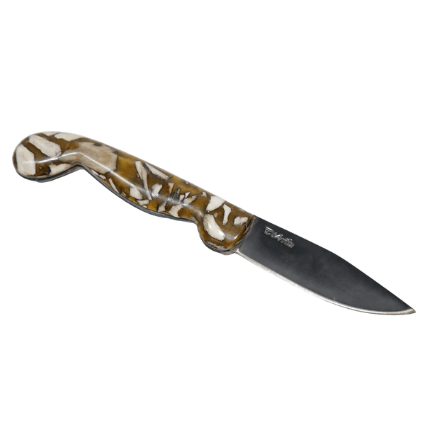 Pocket Adventure 5" Knife in Carbon Steel 5160, Resin Handle - D'Avila Knives
