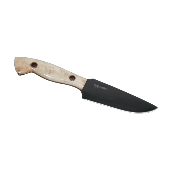 Rio Adventure 5" Knife in Carbon Steel 5160, Bovine Bone Handle - D'Avila Knives