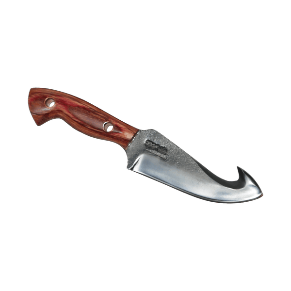 Skinner Adventure 6" Knife in Carbon Steel 5160, Stabilized Wood Handle - D'Avila Knives