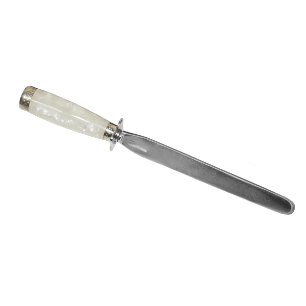 Torneado Accessories 8" Sharpening Steel in Carbon Steel 5160, Flat Blade and Resin Handle - D'Avila Knives