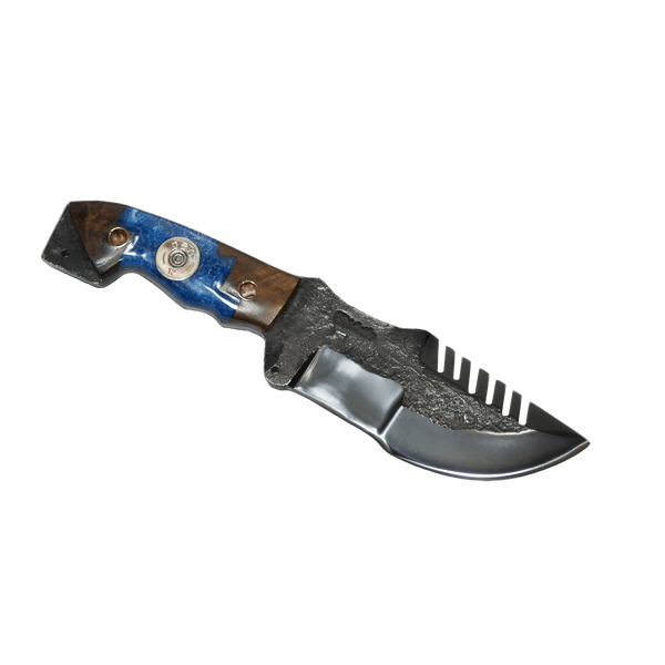 Tracker Adventure 6.5" Knife in Carbon Steel 5160, Hybrid Handle - D'Avila Knives