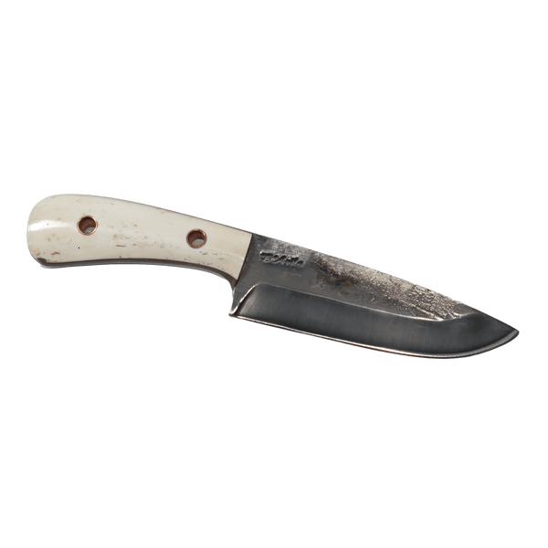 Utility Adventure 6" Knife in Carbon Steel 5160, Bovine Bone Handle - D'Avila Knives